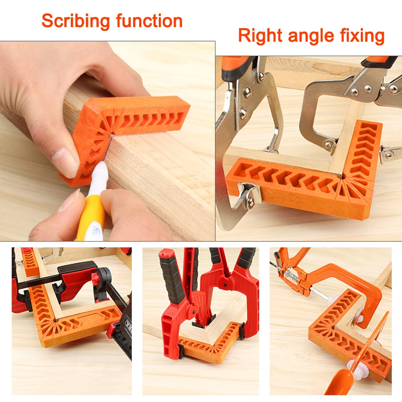 

Newly Professional Quick 90 Degree Right Angle Auxiliary Locator Woodworking Tool Right Angle Holder Hand Tool S66