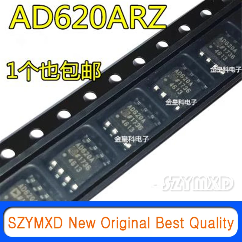 5 шт./лот новый оригинальный AD620ARZ AD620AR AD620A AD620 инструмент усилитель патч SOP 8 в