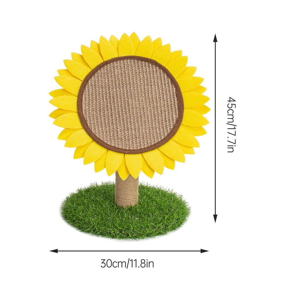 

Sisal Lovely Sunflower Shape Cat DIY Cats Scratching Post Toys Making Desk Legs Binding For Cat Sharpen Claw Interactive Toy