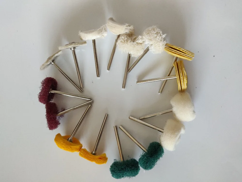 18 шт./лот полировочное колесо подушка для полировки кисточки ювелирные изделия