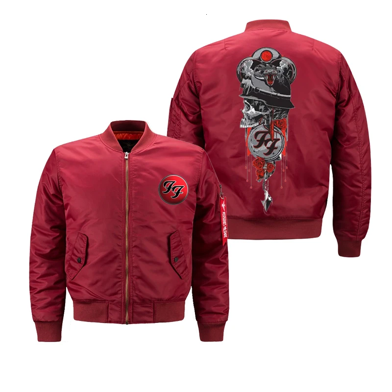 MA1 Bomber Jacket pilot jackets male padded coat Autumn thin Coat customized waterproof Extra large Army Military style dropship | Мужская