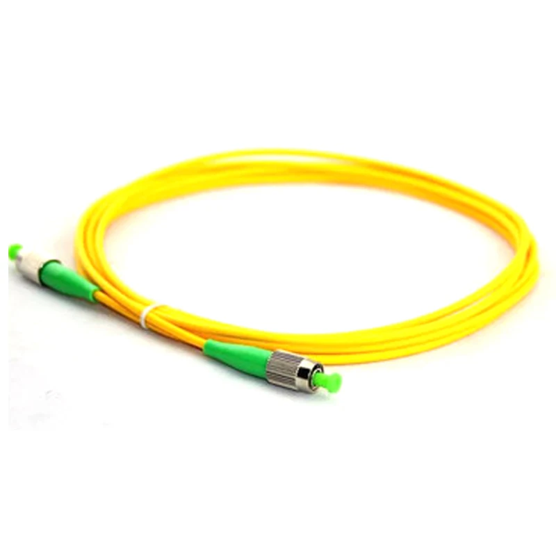 10 Pcs/Lot FC/APC to FC/APC 1-15 Meters Optical Patch Cord Cable PVC Single Mode Fiber Jumper Simplex SM FTTH Optic