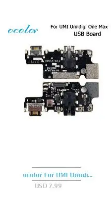 Ocolor для UMI Umidigi One Max громкий динамик громкий FPC кабель Замена для UMI Umidigi One Max аксессуары для телефонов