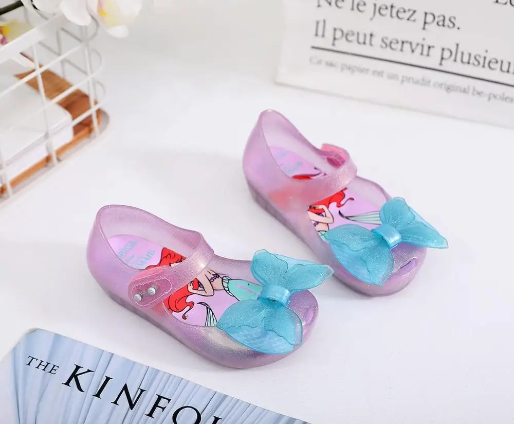 Mini Melissa/новый стиль Обувь для маленьких девочек Рождественская обувь Подарок