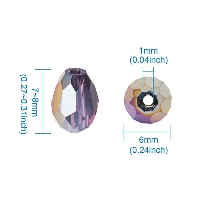 50 шт смешанный граненый Цвет ABS покрываемый цветом стеклянные бусины для