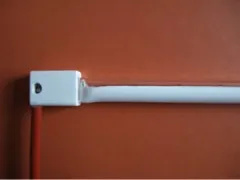 

gold plated twin tube medium wave heater lamps