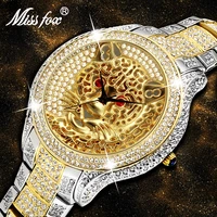 miss fox mens watches top brand luxury tiger men watch quartz contracted choque casual genuine silver gold wrist watch for men
