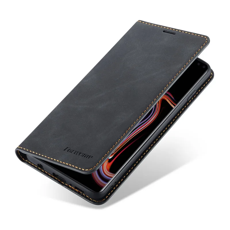 Black Откидная крышка для iPhone 11 Pro XS MAX X XR 6 6s 8 7 plus 5 5S SE кошелек кожаный чехол силиконовый бампер роскошный телефон сумка для OnePlus 7 - Цвет: Black