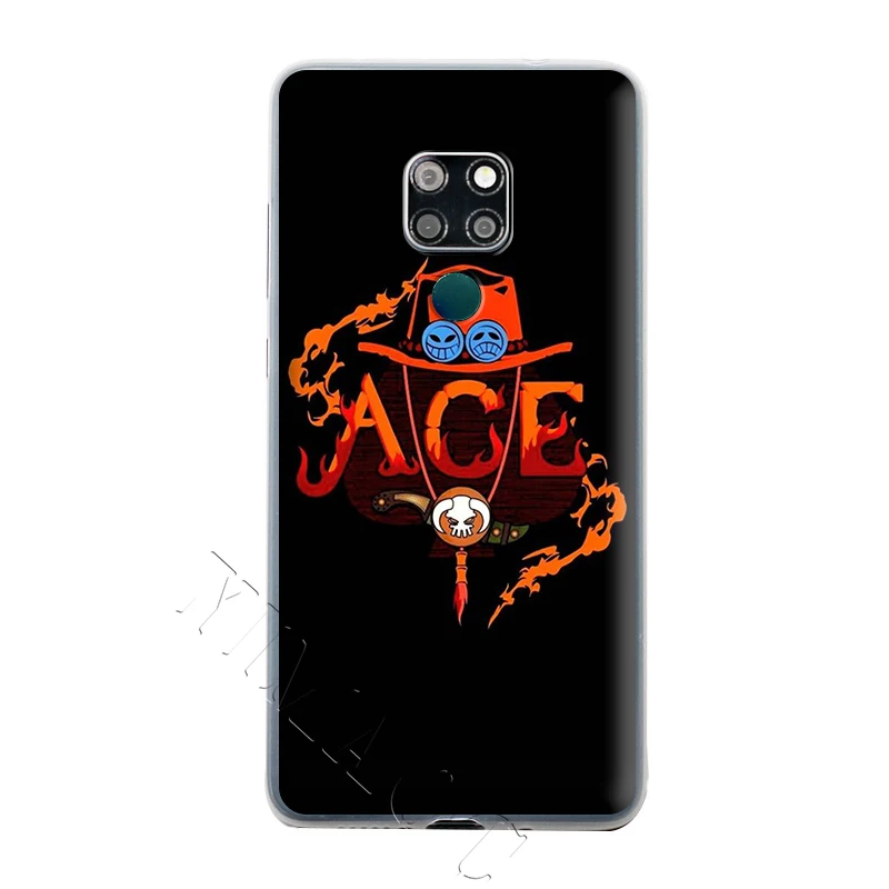 Аниме One Piece Ace чехол YIMAOC для телефона Huawei Mate 30 20 10 Pro Lite Y6 Y7 Y9 Nova 2 3 3i 4 5i 2018 2019 |