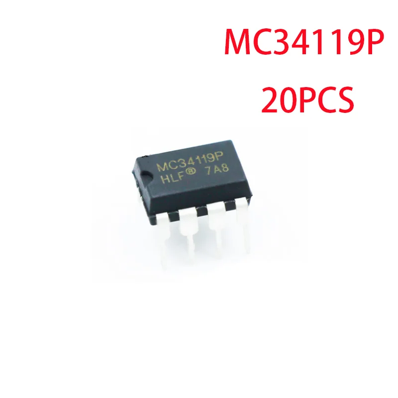 20 шт. Новый MC34119 SMD SOP8 прямой разъем DIP8 MC34119DR2G MC34119L 34119 MC34119P MC34119API маломощный аудио