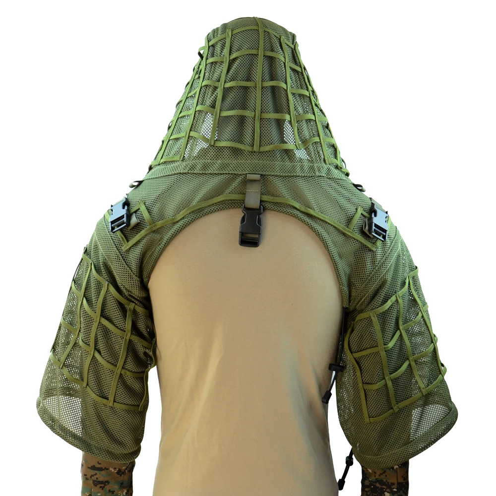 TTGTACTICAL Ghillie Suit Foundation RIPSTOP дышащие камуфляжные капюшоны для снайпера стрельбы