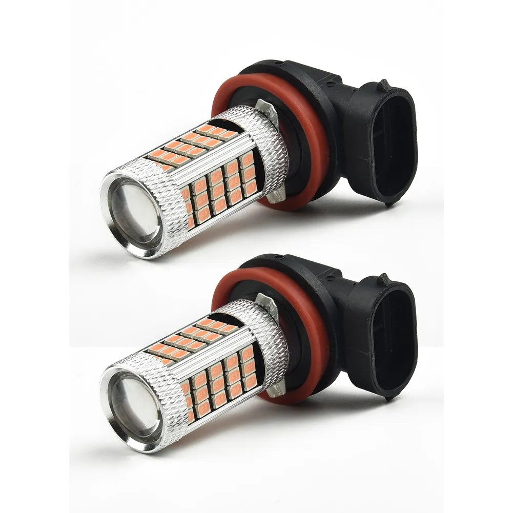 

Universal Car Fog Lights Pink Purple H11/H8 LED Fog Driving Lamps DRL Bulbs Auto Accessories For Peugeot Ford Volvo Mazda Passat