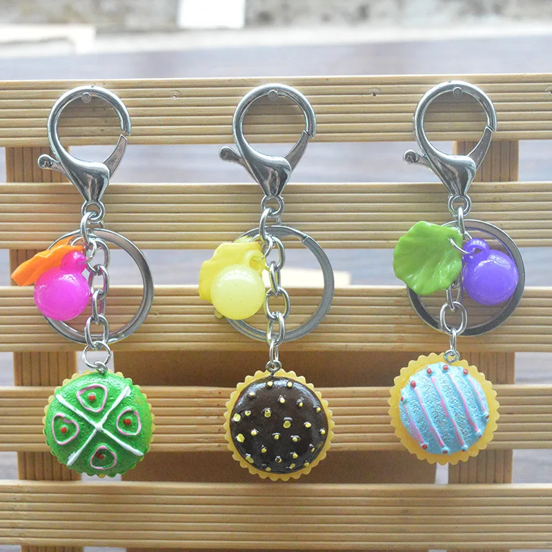 Брелок для ключей в виде сэндвич хлеба подарок на день рождения 2020 | Украшения и