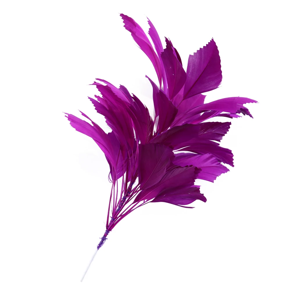 Light Purple 1 шт./лот красивое гусиное перо Перья шлейфы цветок окрашенная красочная длина 25-30 см ремесло для свадьбы декоративные аксессуары для вечеринок - Цвет: Light Purple