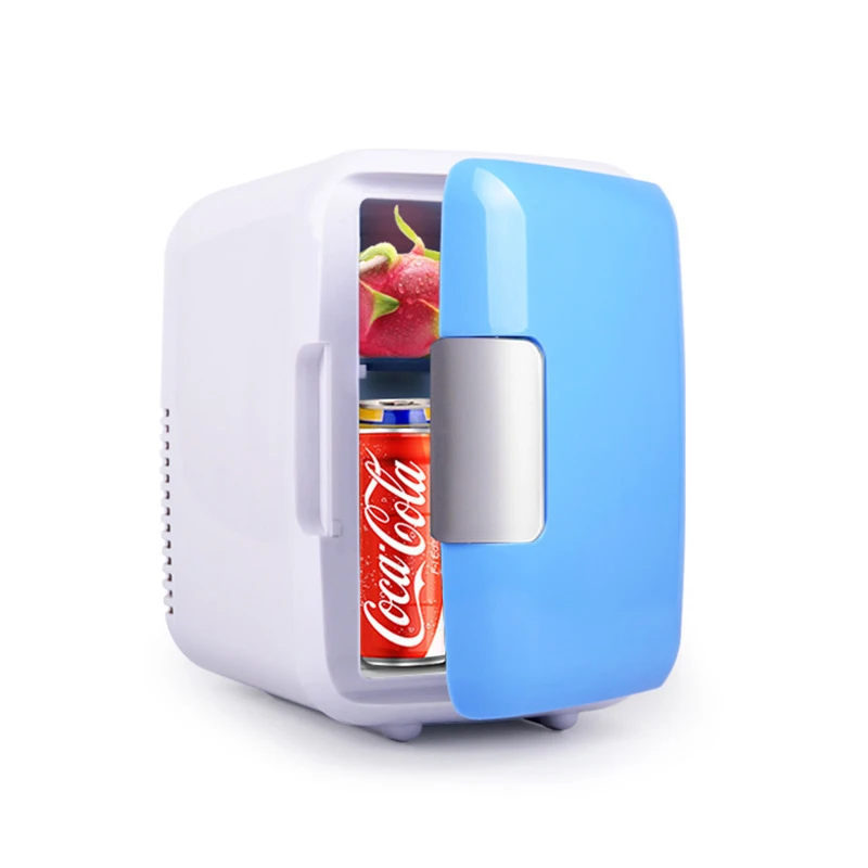

Mini Dorm Small Fridge Refrigerator 4L Cooler Office Party Beer 12V Universal Cooler For Car Home Picnic Camping Kitchen Tools