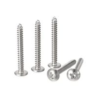 uxcell phillips head self tapping screws 4 x 1 304 stainless steel wood sheet metal screw 50pcs