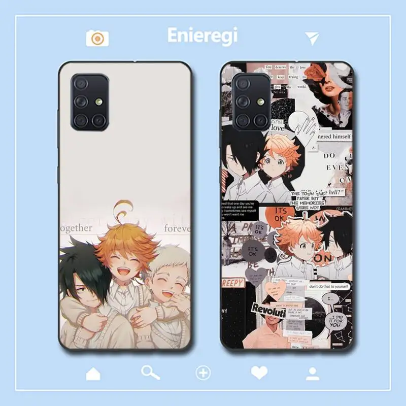 

RuiCaiCa Anime The Promised Neverland Phone Case for Samsung A30s 51 71 10 70 20 40 20s 31 10s A7 A8 2018