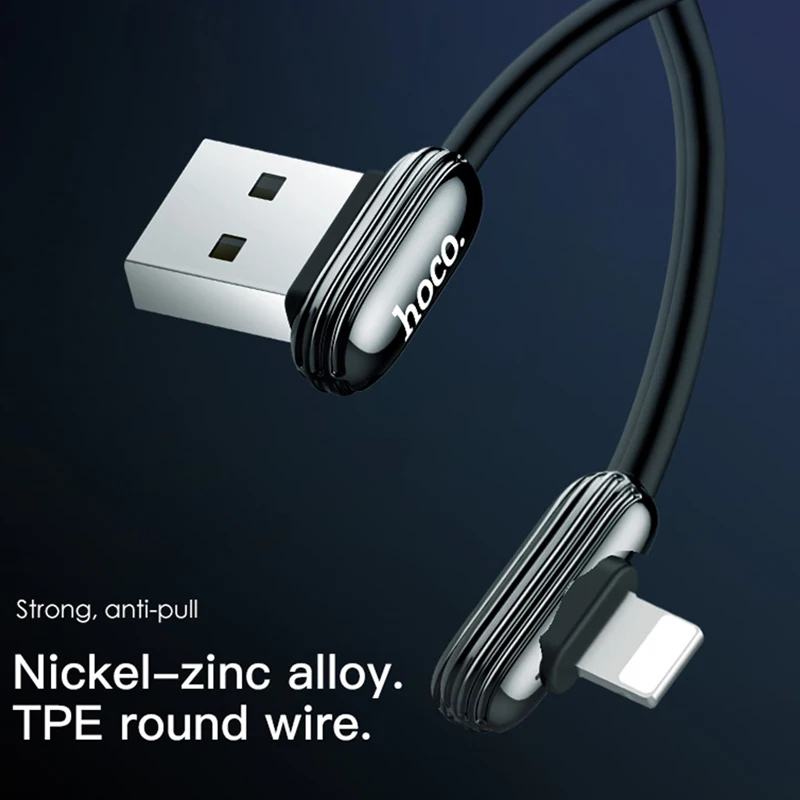 HOCO зарядный usb-кабель для синхронизации данных быстрое зарядное устройство провод для iPhone 11 Pro X XS Max XR 8 7 6S iPad кабели для телефонов