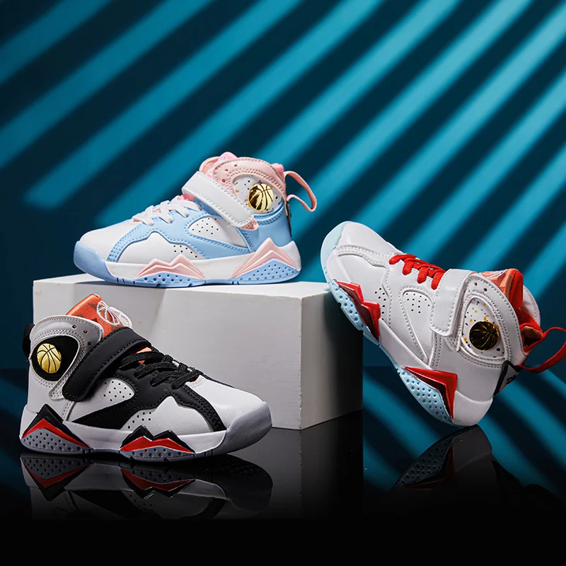 2022 брендовые баскетбольные кроссовки для мальчиков детские Нескользящие на