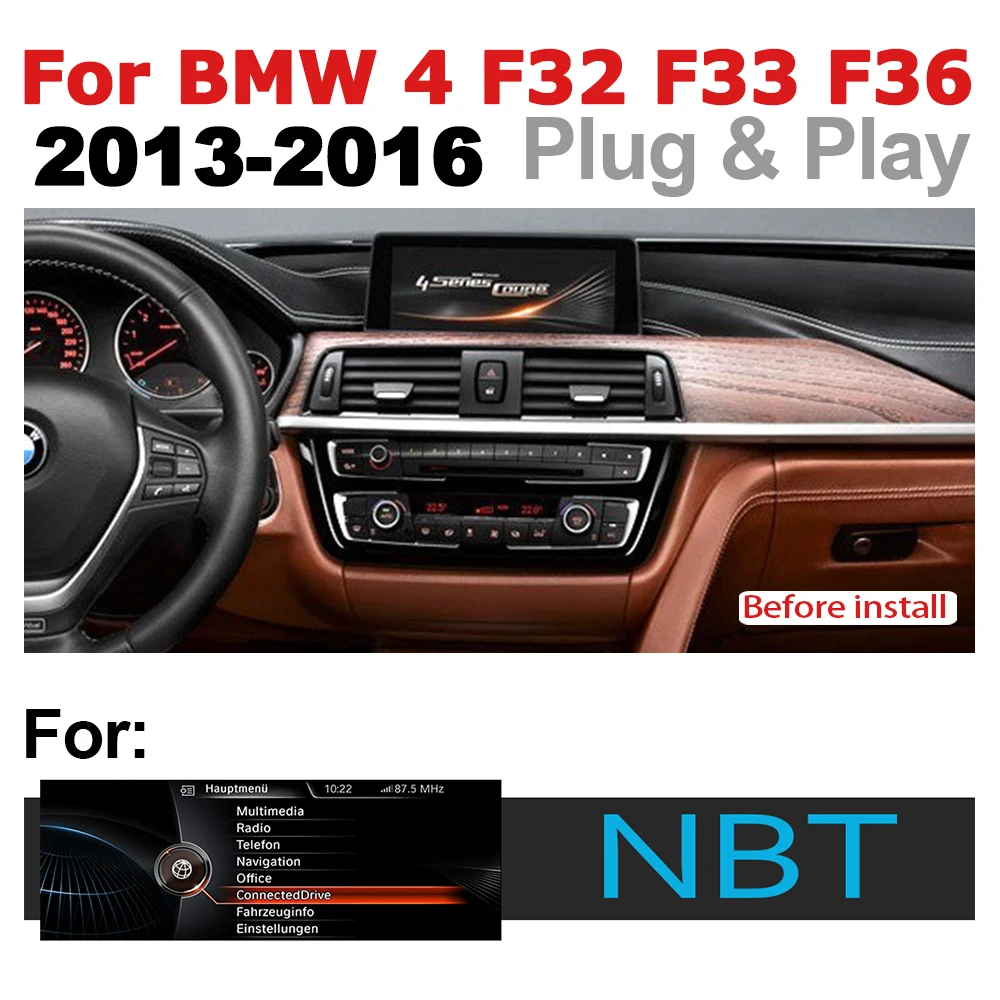 Для BMW 4 серии F32 F33 F36 2013 2014 2015 2016 NBT автомобильный Android радио GPS мультимедийный плеер