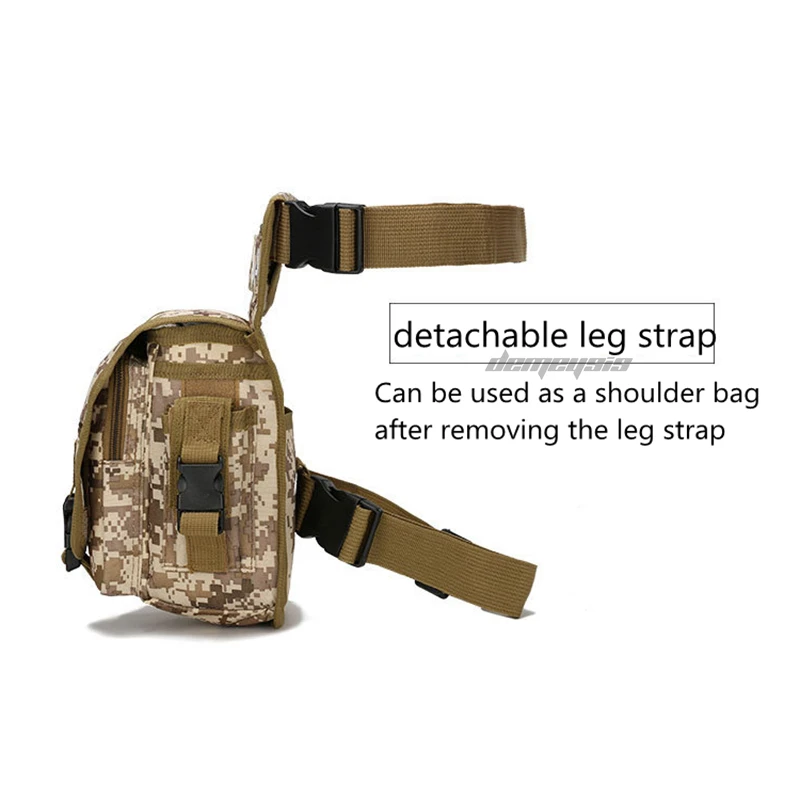 Tactical Outdoor Sport Leg Bag Military Hunting Pack Army Combat Multi-Purpose Camo Drop Thigh Pouch | Спорт и развлечения