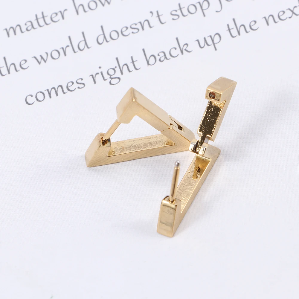 Женские массивные серьги из сплава свадебная простая бижутерия трендовые