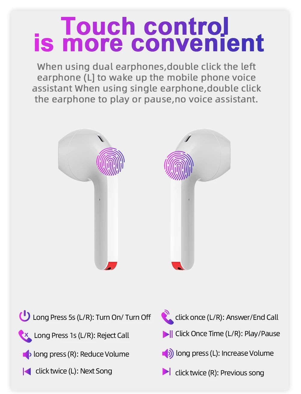Новые tws наушники bluetooth 5,0 Беспроводные наушники с сенсорным управлением спортивные мини стерео наушники pk i9s i11 i12