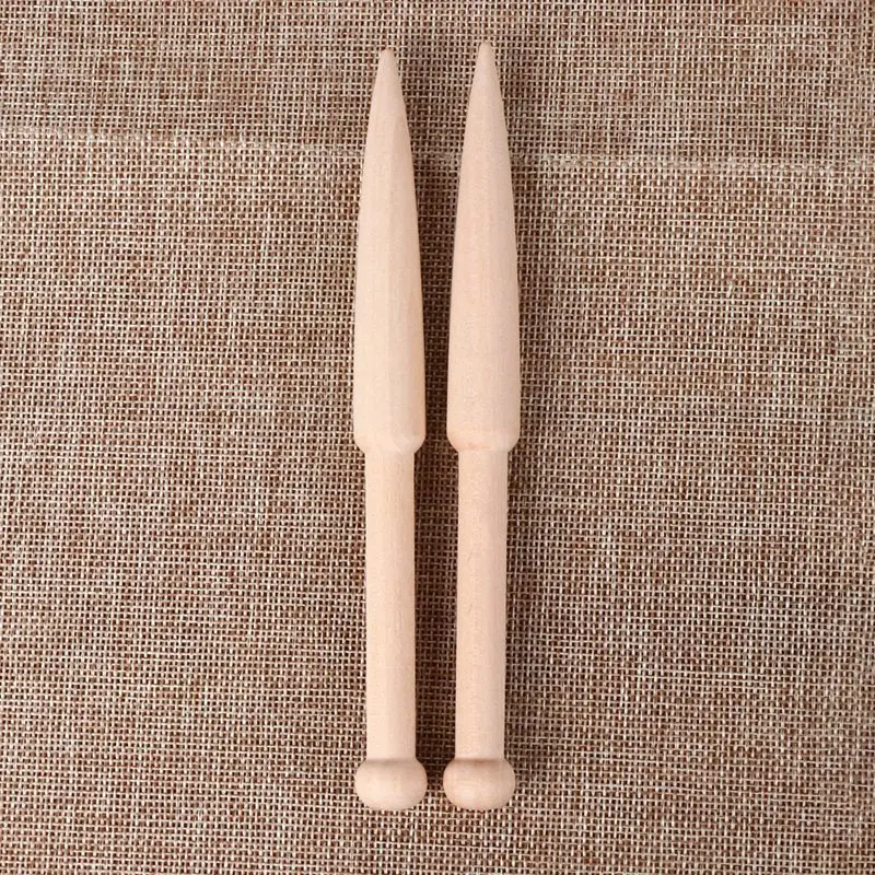 New-2Pc Diy инструмент для плетения деревянный тканый свитер шарф гобелен шпулька