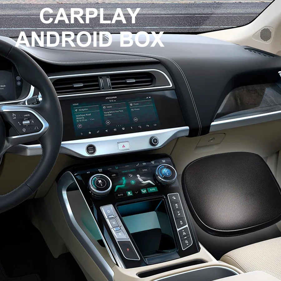 

Для Jaguar I-Pace 2019 2021 беспроводной Carplay Android Авто голосовая навигация видеоплеер Carplay ApplePie UX999 Netflix Youtube