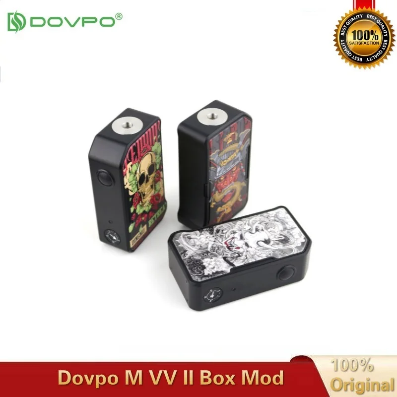 Оригинальный бокс-мод Dovpo M VV II 280 Вт вейп-моды питание от двойной батареи 18650
