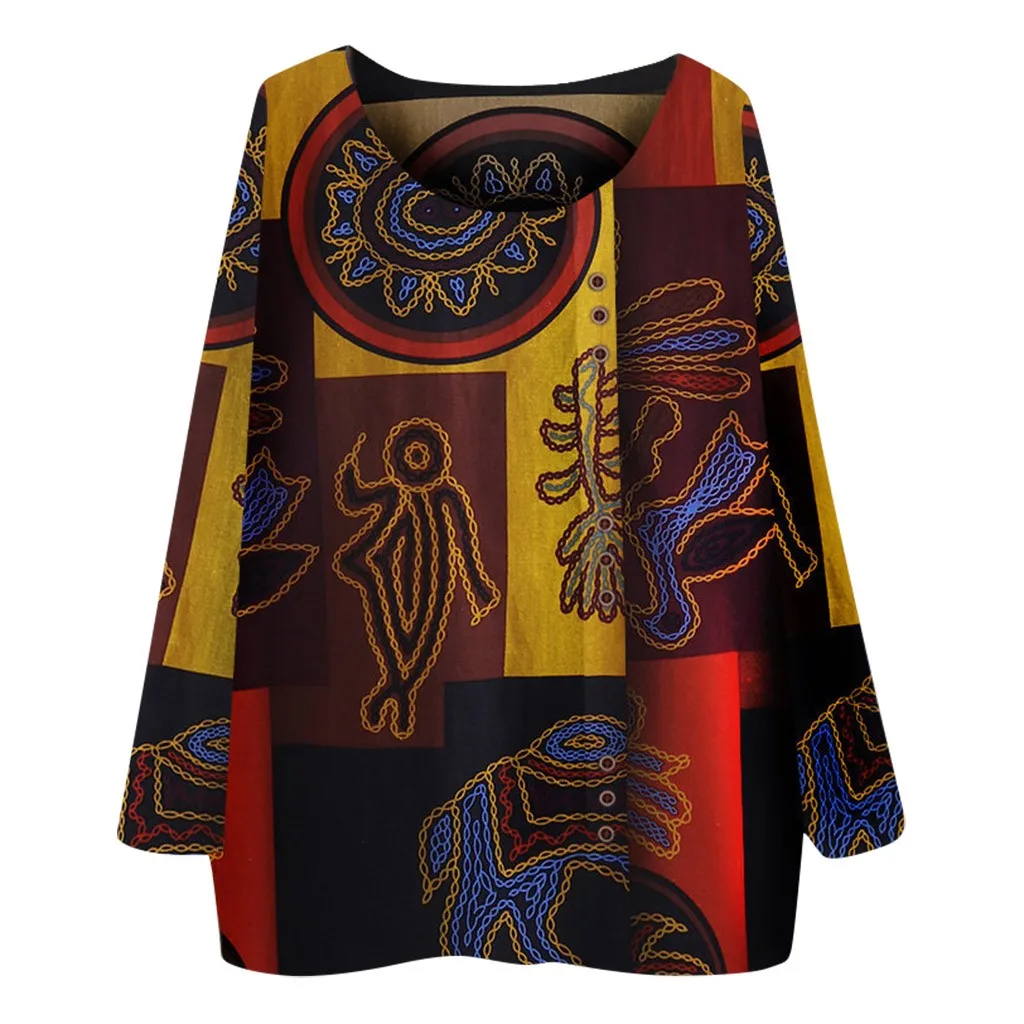 Бесплатная Страусиные Женские топы и блузки в национальном стиле с