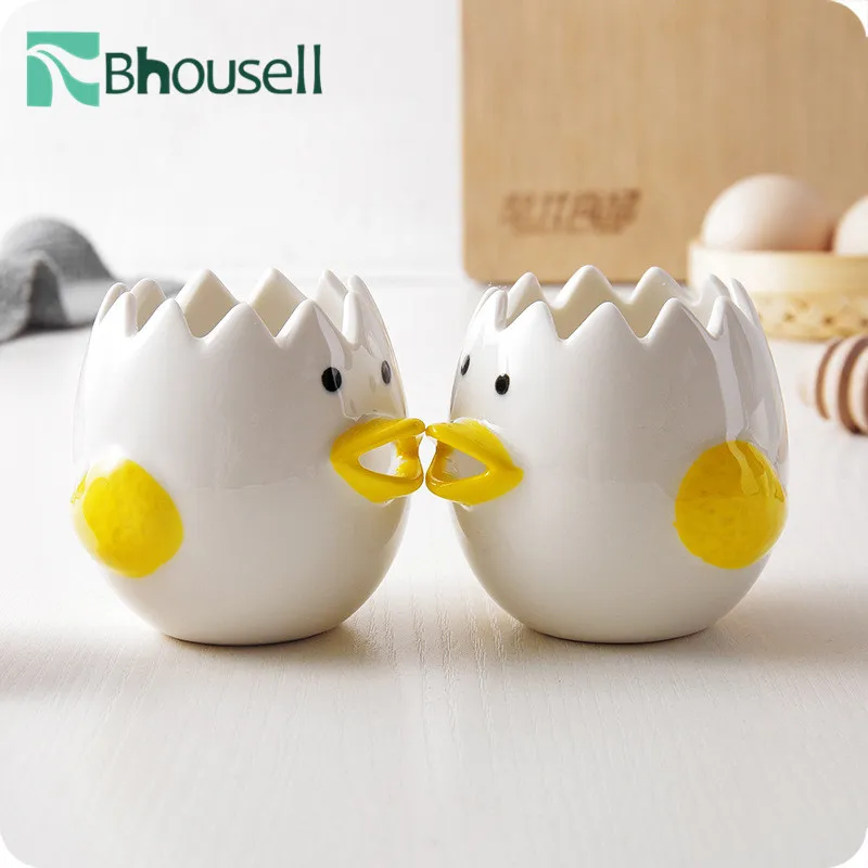 

Creative Egg Yolk Separator Eco 1pc Kitchen Friendly Ceramic Egg Divider Tools Household Egg Separator Kitchen Gadget Cooking