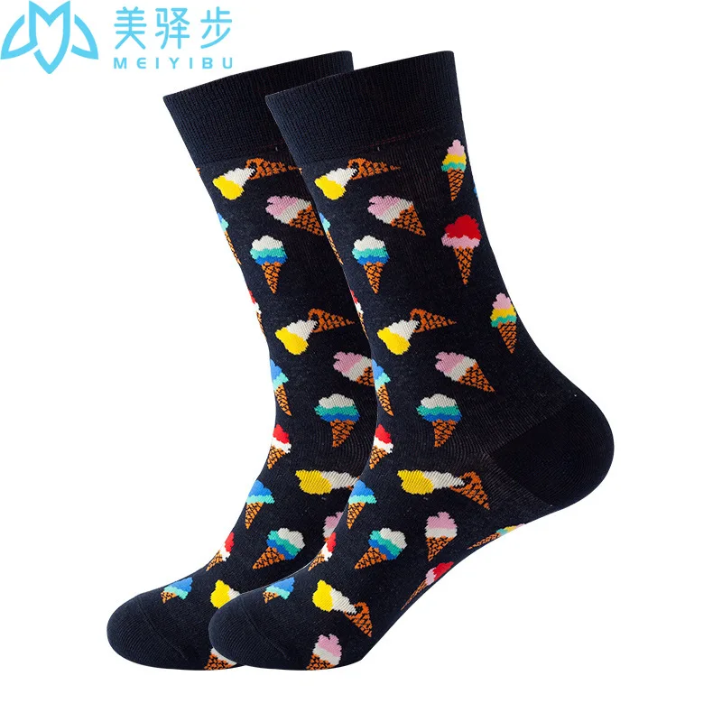 8 Pairs Per Set Fashion Socks Women's European and American New Style for Autumn and Winter Casual Cartoon Cotton Socks