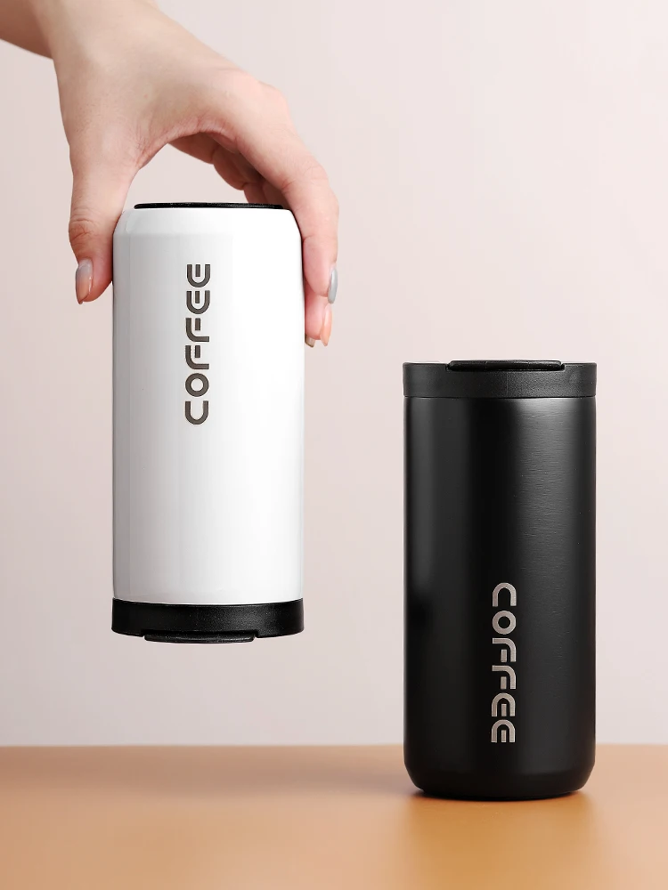 

400/550ml Thermos Flask Coffee Mug Thickened Big Car Thermos Mug Travel Thermo Cup Thermosmug For Gifts Vacuum Flask