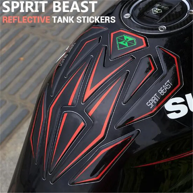 Наклейка на мотоцикл SPIRIT BEAST Moto Pegatinas Gas Feul накладка бак наклейки Autocollant
