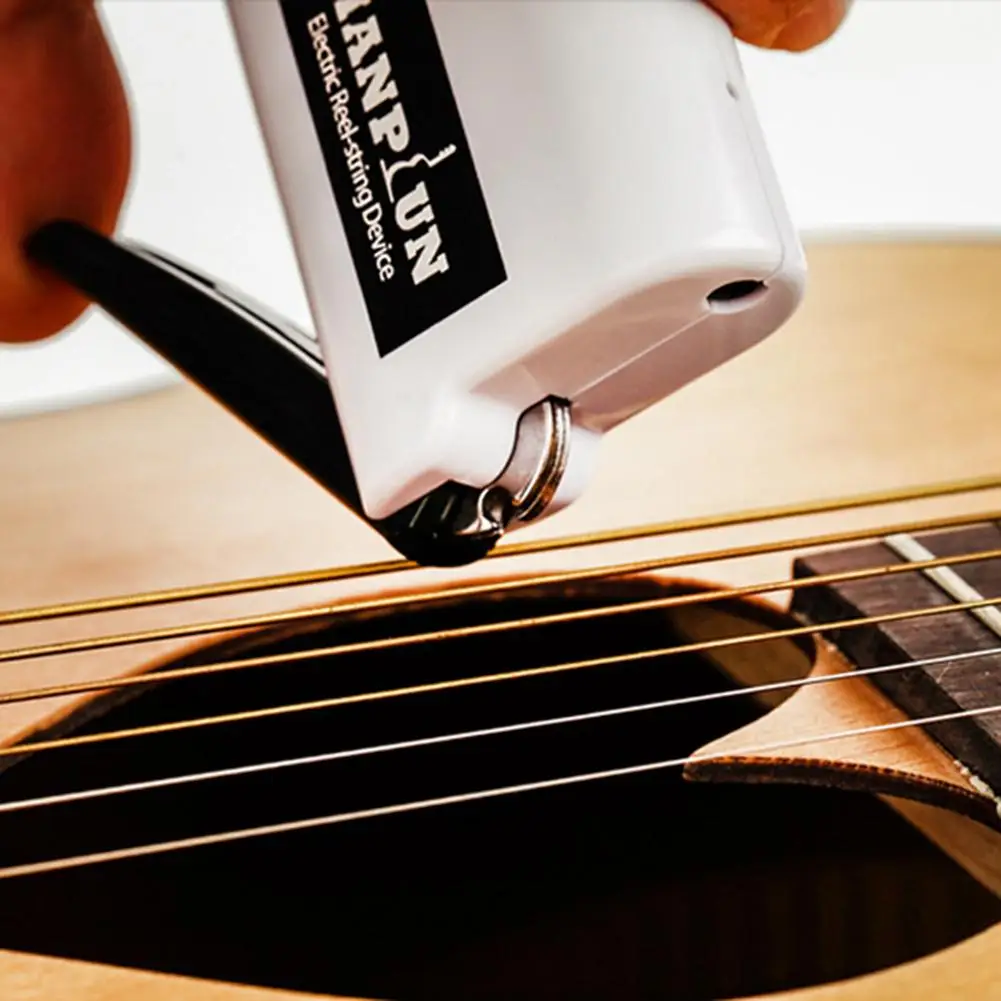 gitarre elektrische wickler draagbare automatische gitaar elektrische snaren wickler erfüllt string cutter voor ukulele guitarra reparatie free g