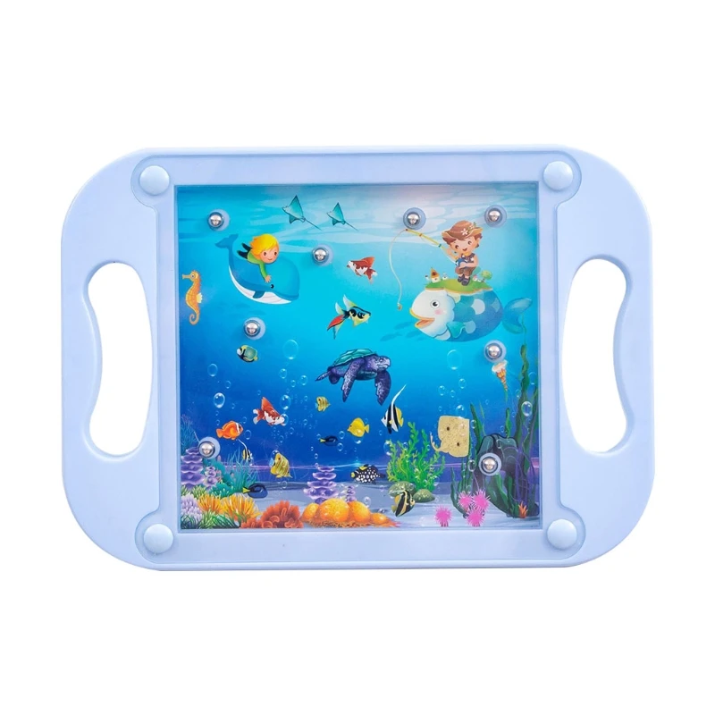 

B2RE Children's Simulated Puzzle Maze Educational Toy with Cartoon Ocean Pattern Portable Educational Toys