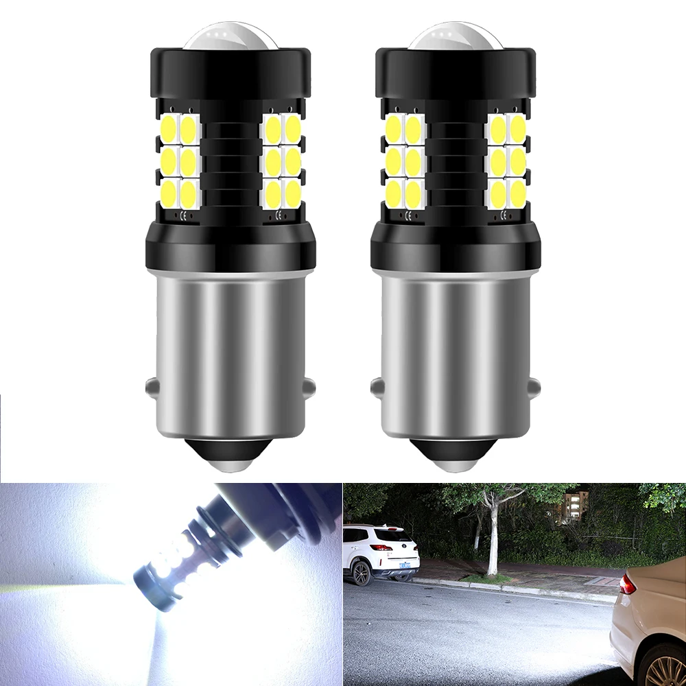 

2x W16W LED T15 T20 T25 1156 1157 BAY15D P21/5W LED 921 Bulb White Car Backup Reserve Lights Bulb for BMW AUDI CHEVROLET VW T10
