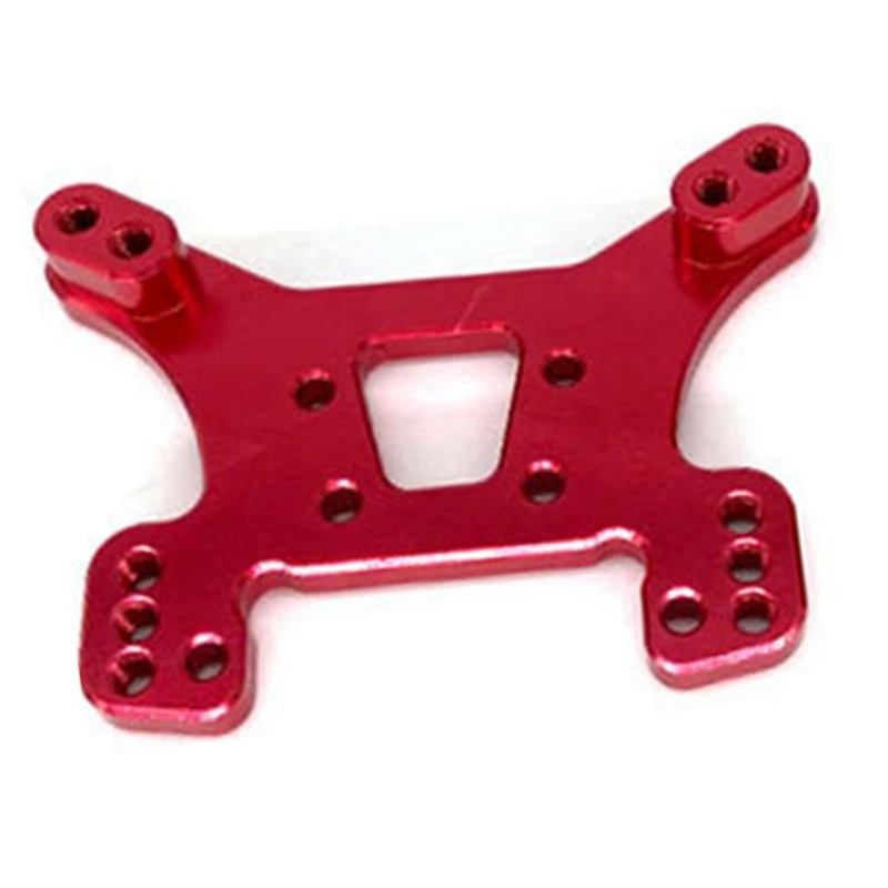 

144001 Part Front and Rear Shock Tower Board Set Red with RC Car Motor Holder Replacement Accessories Red