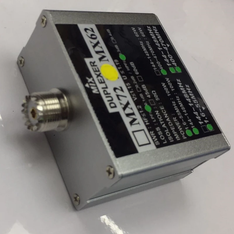 Hot MX62 HAM Antenna Combiner Different Frequency (HF / VHF UHF) Linear Transit Station Duplexer |