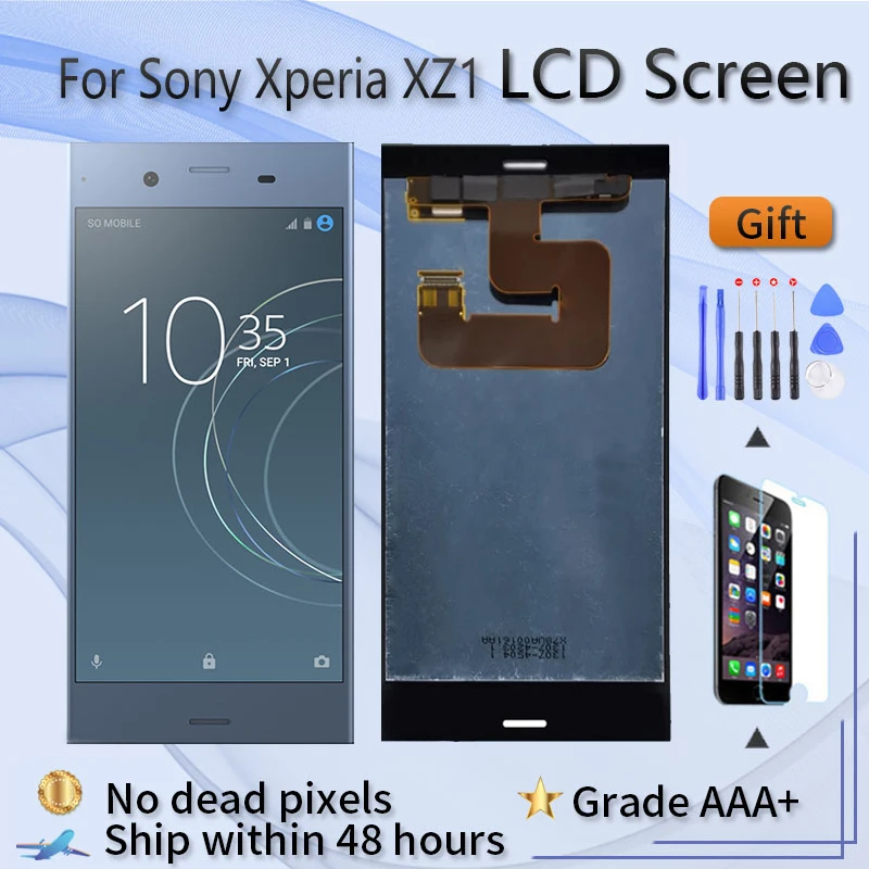 

Для Sony Xperia XZ1 ЖК-экран в сборе с сенсорным стеклом, для Sony XZ1 G8341 G8342 F8341 F8342 G8343 SOV36 SO-01K ЖК-дисплей черный