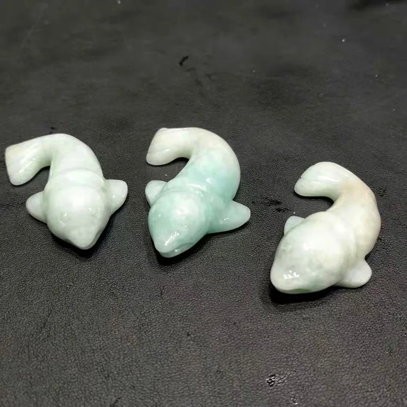 1 шт. натуральный драгоценный камень ручной работы Прекрасный Рыба Кристалл