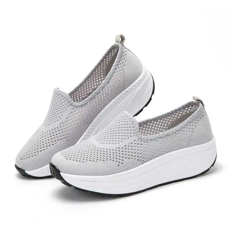 

BeckyWalk Summer Mesh Women Shoes Platform Loafers Autumn Slip On Breathable Women Casual Flats zapatos mujer Size 35-42 WSH2925