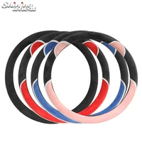 38cm suede universal car steering wheel cover car steering sleeve car accessories auto steering weel covers auto upholstery