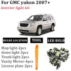 13x авто Интерьер светодиодный лампы для GMC Юкон 2007-2014 автомобиль canbus карта купольное зеркало аксессуары для ламп