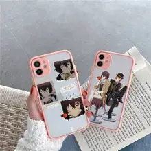 Bungou Stray Dogs Dazai Osamu Phone Case Matte Transparent for iPhone 7 8 11 12 s mini pro X XS XR MAX Plus cover funda