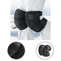 1 pair useful winter elbow pads keep warmth flannel down elbow pads winter down knee scarf for hiking down knee pads