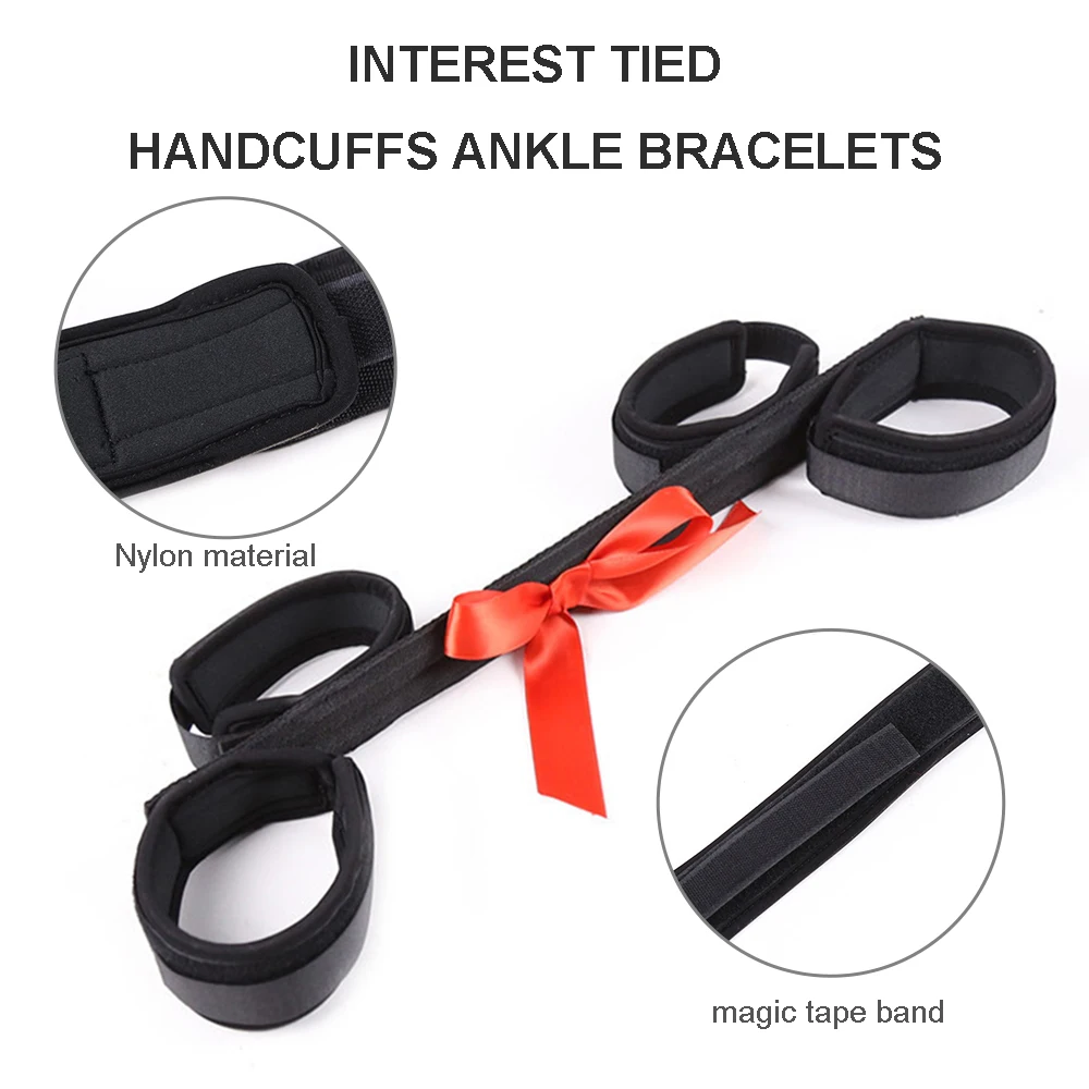 Фэнтезийная секс-игрушка для взрослых регулируемые манжеты рук и бондаж Для