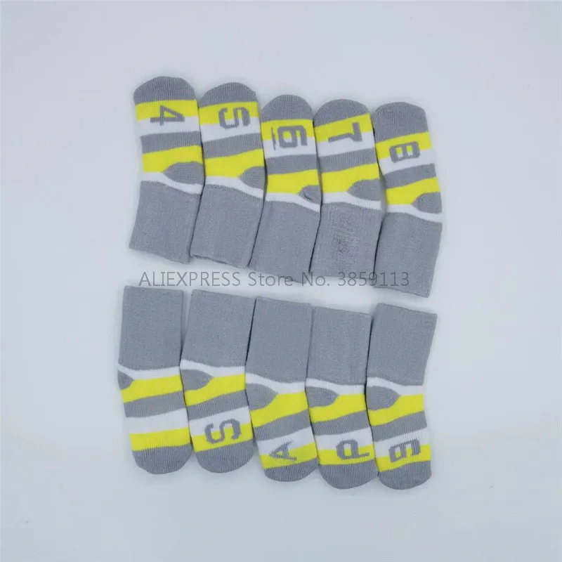 10 шт. Вязаный Гольф Чехлы для клюшек спортивные Гибкая шерстяная клюшки гольфа