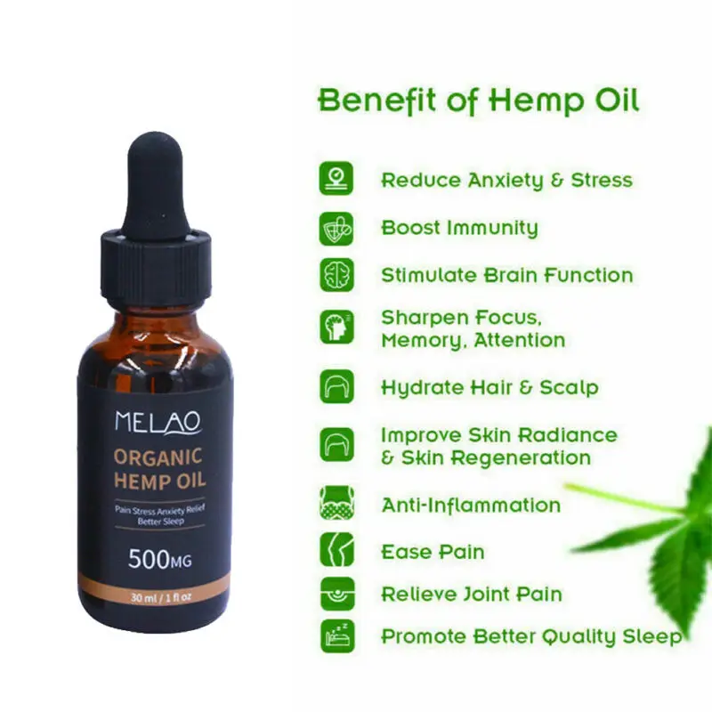 2019 NEW 30ML Premium Strength Hemp Extract Oil 500mg Organic Herbal Drops Improve Sleep Relief Pain Cannabis | Инструменты
